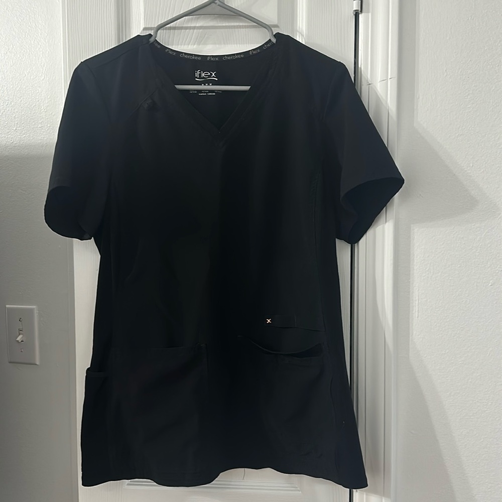 Black Cherokee scrub top